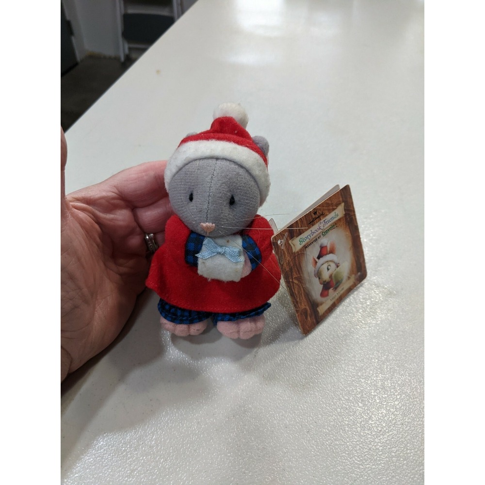 Vintage Hallmark Storybook Friends Mitzi Mouse Christmas Plush